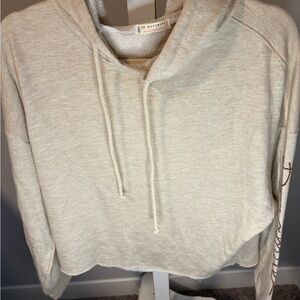 FP Movement by Free People Cream Cowl Neck Sweater